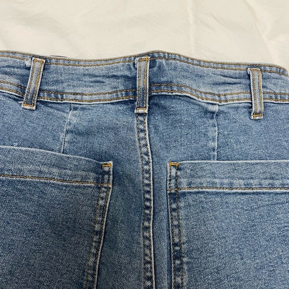 Zara Wide-Leg Blue Jeans Size 4 - Picture 10 of 11